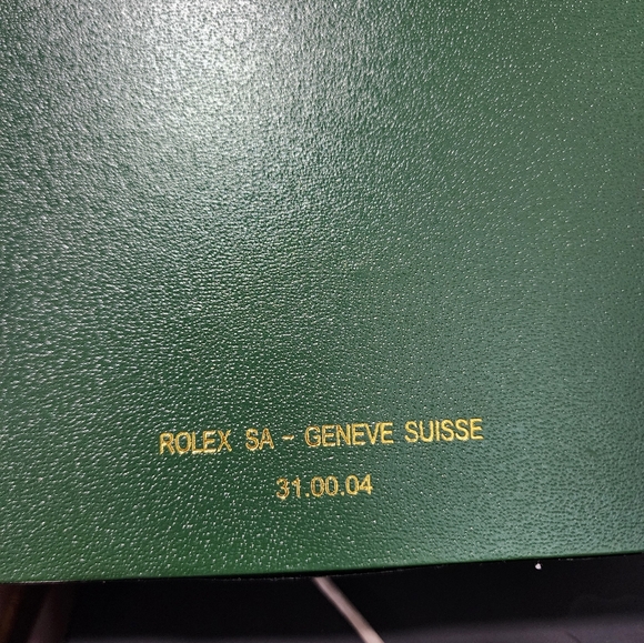 empty rolex watch box/ packaging